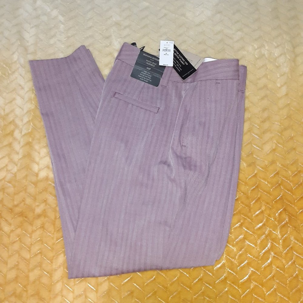 👀 👀 👀 Women's Banana Republic Tapered Ankle Dress Pants 00P NWT-69.99